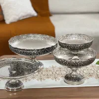 سرویس پذیرایی مسی ریزگل کروم شده