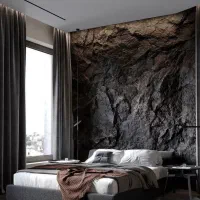 اجراع صخره و طراحی دیوار کاملا لوکس (rock wall)