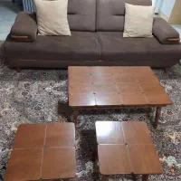 مبل تخت خواب شو 8 نفره +میز عسلی
