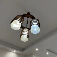 لوستر چوبی