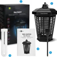 حشره کش برقی UV مدل 15W با ولتاژ 4200V برد 80 متر|لوازم نظافت|تهران, آسمان|دیوار