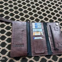 کیف پول چرم دست دوز|کیف، کفش، کمربند|قم, چهار مردان|دیوار