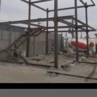 جوشکاری واسکلت فلزی شیروانی