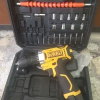شارژی DEWALT دریل دیوالت ۱۸ ولت دلر با لوازم
