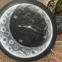 تابلو ماه و ساعت ترند