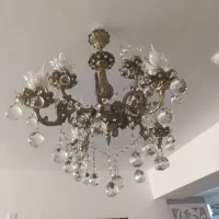 دوعدد لوستر تمام برنز سنگین وزن