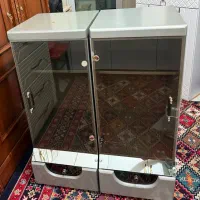 دراور ویترین دو قولو ، جا دار درب شیشه ای