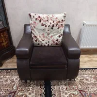 مبل چرم هفت نفره در حد نو|مبلمان خانگی و میز عسلی|قرچک, مهدیه|دیوار