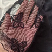 شال توری پروانه ای شیک و زیبا