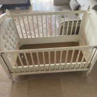 تخت تمام چوب نوزاد خانه کودک|تخت و سرویس خواب|تهران, قیطریه|دیوار