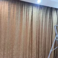 پرده پارچه ای نقش دار