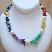 گردنبند سنگ هفت چاکرا|جواهرات|نیشابور, شریعتی|دیوار