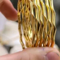 النگوی طلای سایز دو شش عدد با درصد 3٪