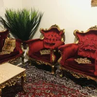 مبلمان ۹ نفره و میز پذیرایی و میز عسلی|مبلمان خانگی و میز عسلی|تهران, مطهری|دیوار