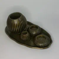 ست های دکوری بتون پلیمری و شمع های یلدایی|صنایع دستی و سایر لوازم تزئینی|بندرعباس, |دیوار