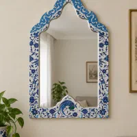 آینه کاردست طرح کاشی ترکی