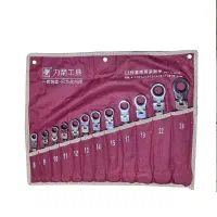 ست آچار12عددی یکسرتخت یکسررینگ جغجغه سرتاشولیجیان