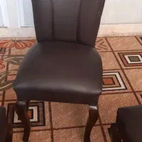 میز وصندلی غذاخوری وتخت خواب دونفره