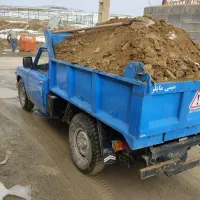 نیسان کمپرسی حمل شن .مصالح ساختمانی.خاک.آب