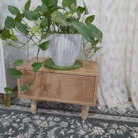 کنسول کنار مبلی زیر گلدانی