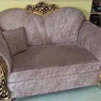 مبل ۷ نفره سلطنتی به همراه میز ناهارخوری ۸ نفره|مبلمان خانگی و میز عسلی|گرگان, |دیوار