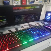 کیبورد ماوس گیمینگ 11400 xp دارای rgb زیر فلزی|قطعات و لوازم جانبی رایانه|مشهد, کوه سنگی|دیوار