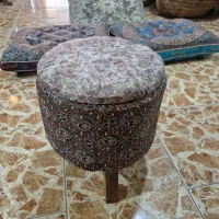 صندلی چوبی باروکش ترمه|مبلمان خانگی و میز عسلی|یزد, |دیوار