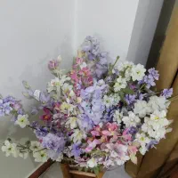 گل وگلدان پردرحدنوشیک|گل مصنوعی|قدس, شهرقدس|دیوار