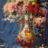 تابلو فرش چله ابریشم