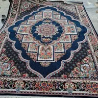 یک جفت فرش ۱۲ متری ویک شش متری سورمه ای ۷۰۰ شانه