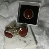 انگشتر نقره عقیق مردانه