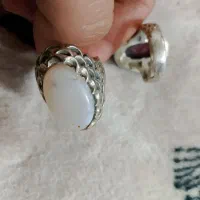 پنج عدد انگشتر نقره طاها مال پدر پدر بزرگم هست|جواهرات|ارومیه, |دیوار