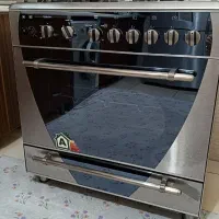 گاز پنج شعله فردار دو جوجه گردان جنس چدن کاملاسالم