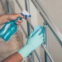 نظافت نظافتچی ساختمان راه پله پارکینگ