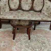 مبل ۹نفره چوب راش|مبلمان خانگی و میز عسلی|سبزوار, شرق کال عیدگاه|دیوار