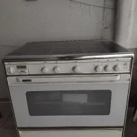 اجاق گاز ۵شعله فردار تهران سبحان مدل بتا لعاب سفید