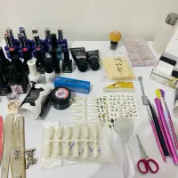 وسایل کاشت ناخن سالم و نو بفروش میرسد|آرایشی، بهداشتی، درمانی|فومن, |دیوار