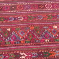 دو عددفرش گلیم دستبافت قدیمی شش متری|گلیم، جاجیم، گبه|مشهد, هفت تیر (نه دره)|دیوار