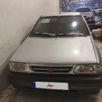 پراید دوگانه نقره‌ای 89