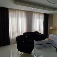 پرده حریر ترک با کنار مشکی طلایی ایتالیا|پرده، رانر، رومیزی|شهریار, شهرک اداری تندگویان|دیوار