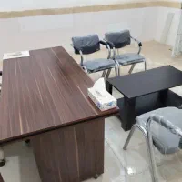 فروش فوری ست میز و صندلی و جلو میزی|دفتر کار|خرمشهر, |دیوار