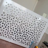 پارتیشن تمام  MDF طرح ماه و ستاره