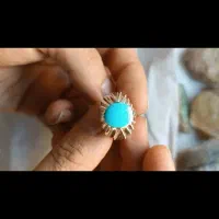 انگشتر فیروزه دستساز