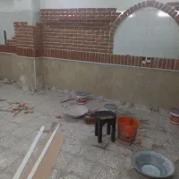 سنگ کاری.سرامیک کاری .آجر نما|خدمات پیشه و مهارت|اسلامشهر, شهرک واوان|دیوار