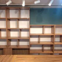کتابخانه کمد شلف چوبی تعداد بالا