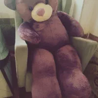 عروسک خرسی بزرگ جنس پشمالو