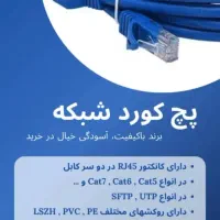 تولید کننده پچ کورد شبکه لگراند (legrand)