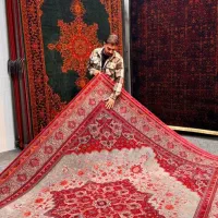 فرش لاکی۱۲۰۰ هریس مهروان جدید ۳۶۰۰ سبز