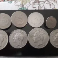 ۸عدد سکه رضا شاه بزرگ