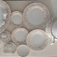 سرویس 6 نفره چینی گل برجسته|ظروف سرو و پذیرایی|شاهینشهر, گزبرخوار|دیوار